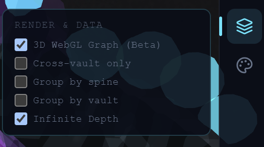 El panel Render &amp; data