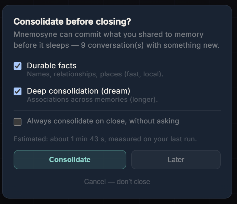 Le dialogue consolider-avant-de-fermer