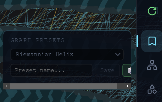 Le panneau Presets